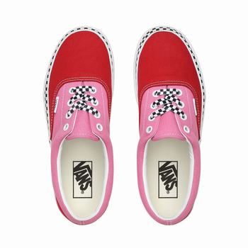 Damske Tenisky Na Platforme Vans 2-Tone Era Červené/Fuchsie Ruzove VA76SLPOR